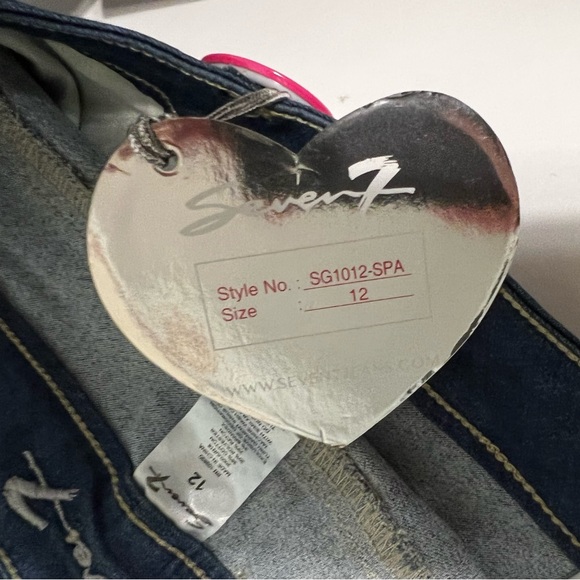 Seven7 Jeans Soft and Comfy Skinny Jeans Girls Size 12 NWT - Picture 9 of 12